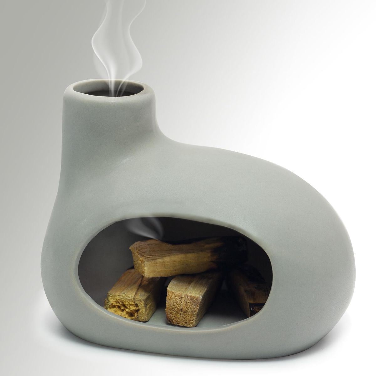 Modern Ceramic Chimney Burner | Palo Santo Burner | Sage Burner | Incense Burner | Cone Burner | Meditation | Yoga | Spiritual | Spa | Home Decor