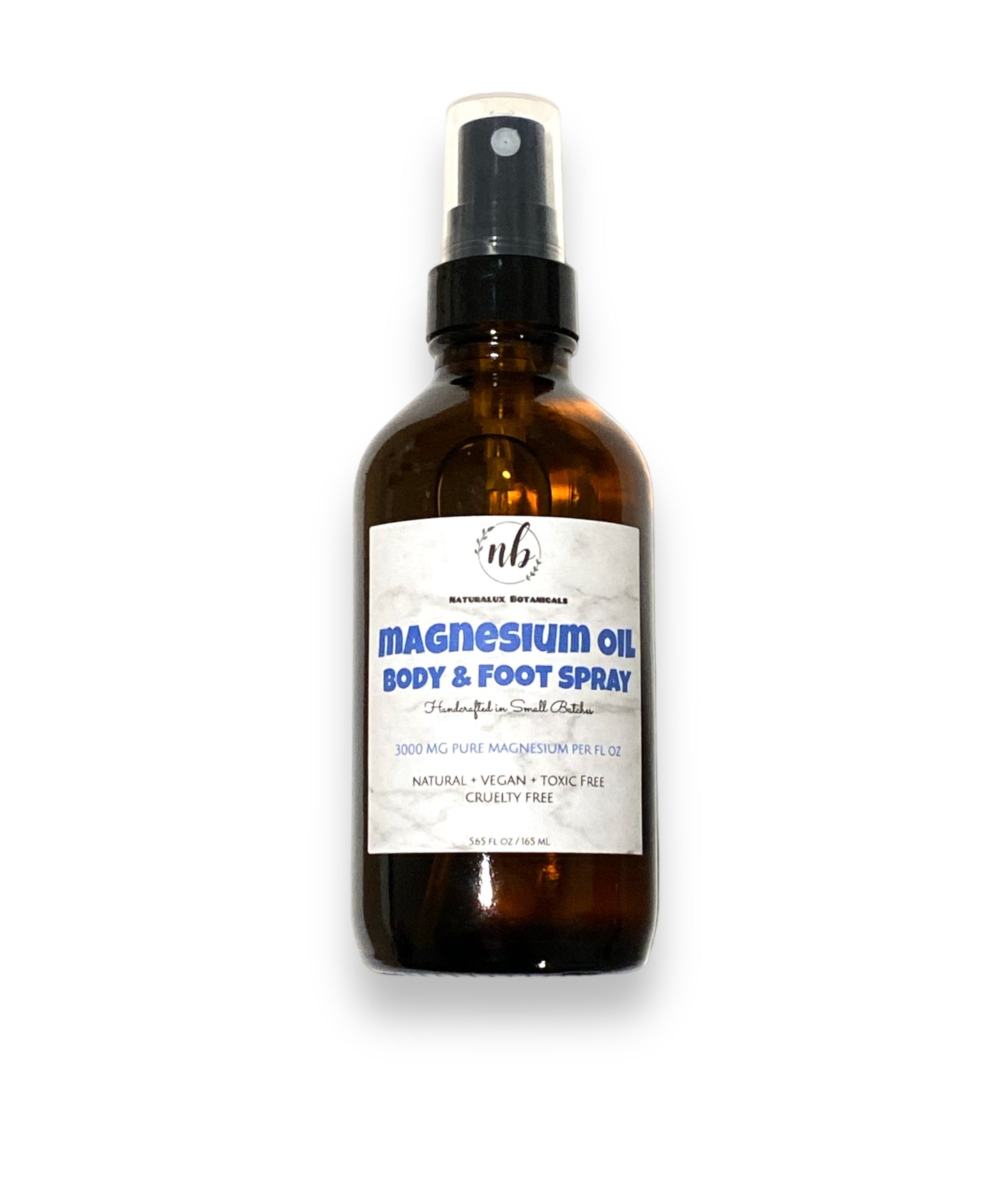 Magnesium Oil Body & Foot Spray Ultra Pure Natural Hand Crafted Vegan